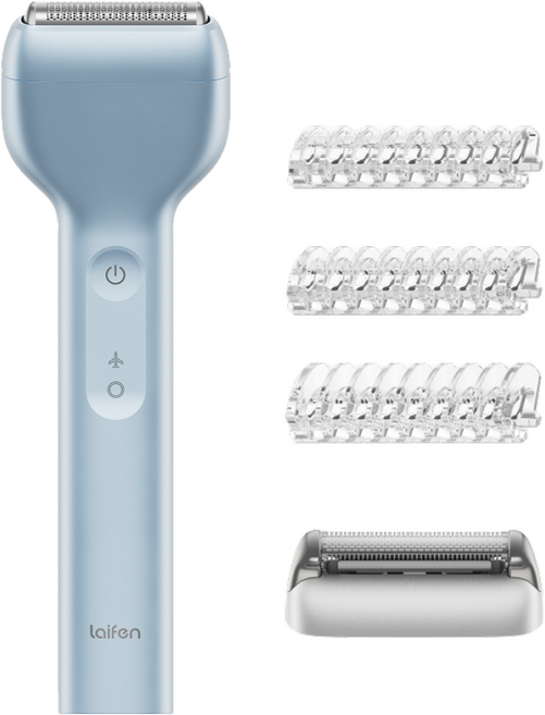 라이펀 Laifen 전기면도기 T1 Pro 트리머 세트 전동 휴대용 미니 왕복형 일자형 건식 습식 IPX7 방수, 메탈 블루
