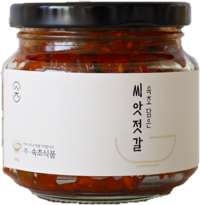 속초식품 속초 담은 씨앗젓갈, 500g, 1개