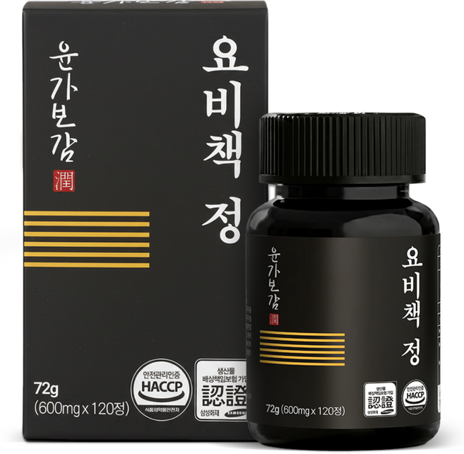 윤가보감 호박씨추출물 요비책, 1개, 120정