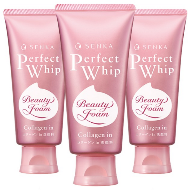 센카 퍼펙트 휩 콜라겐 인, 3개, 120g