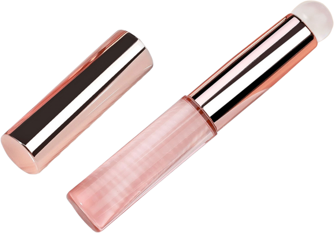 네일 그라데이션 실리콘 브러쉬 말캉 립브러쉬 휴대용 블렌딩 브러쉬, 1개, 02 투명