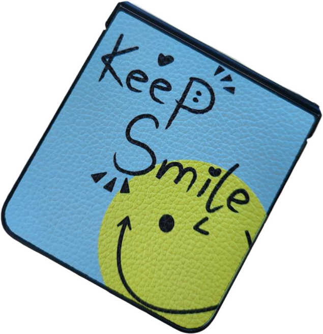 갤럭시Z플립 5 6 7 킵스마일 레더 힌지보호 케이스