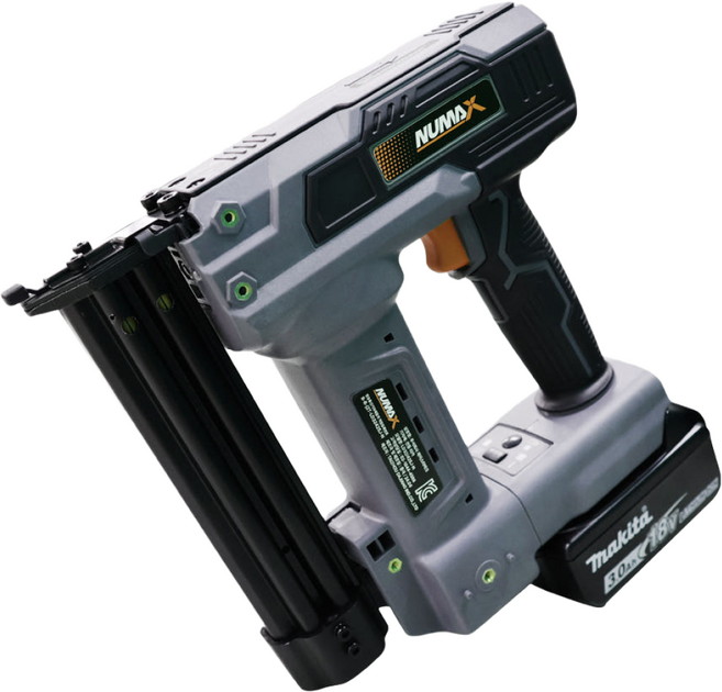 누맥스 기가 투인원 전동 타카 마끼다 호환 전동 무선 충전 타카 총 LDF32/425J + 기가 2AH 배터리 세트, 1개