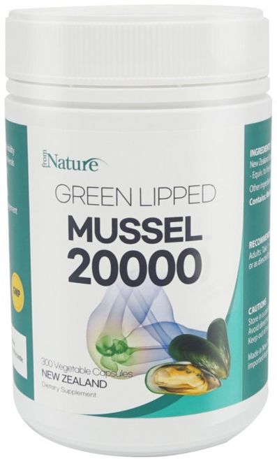 프럼네이처 뉴질랜드 초록홍합 20000 300캡슐 초록입홍합 초록잎홍합 프롬네이쳐, 상세정보참조, 1개, 300정