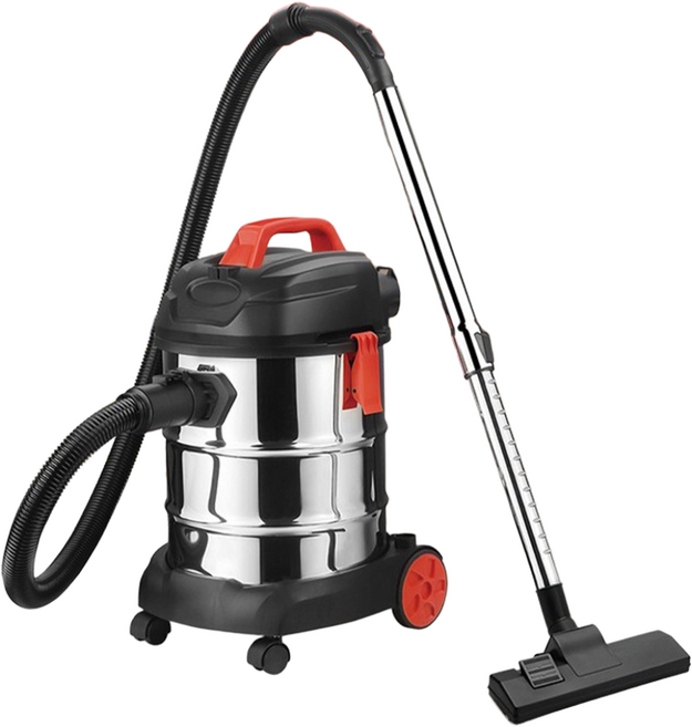 신일 대용량 30L 업소용 건식 습식 무선 청소기 스테인리스 SVC-W1600CP