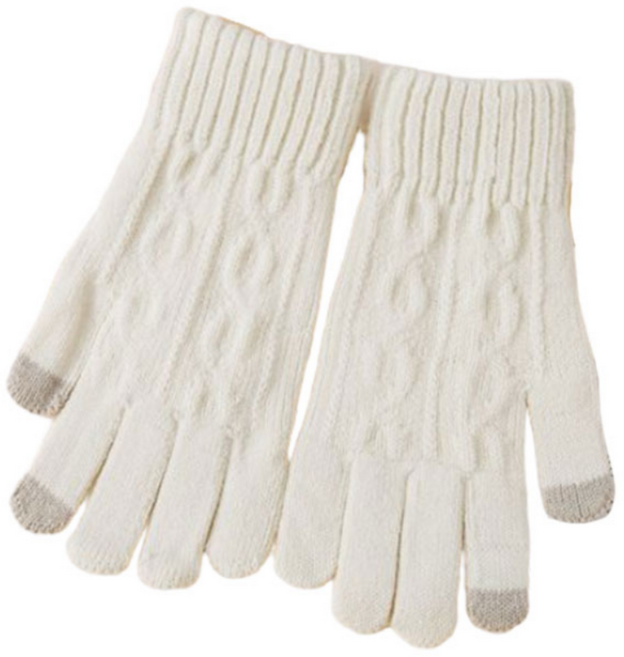 리빙미 꼬임 털장갑