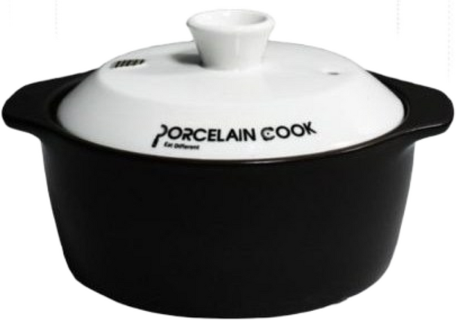 포셀린쿡 도자기 [조리기] 단일제품 - 포셀린쿡 미니조리기, 14.3cm, 1개