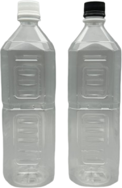 (보틀마켓)내열병1L 검정캡 12개 식혜병 사각페트병 육수병, 1L