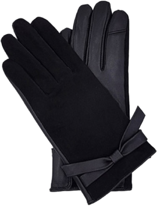 [엘르](여)리본 스웨이드콤비 EWL-30011