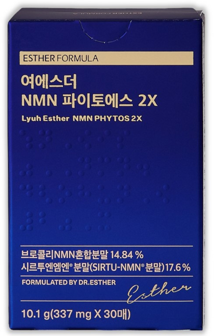 에스더포뮬러 여에스더 NMN 파이토에스 2X 1박스 (30매), 1개, 30회분