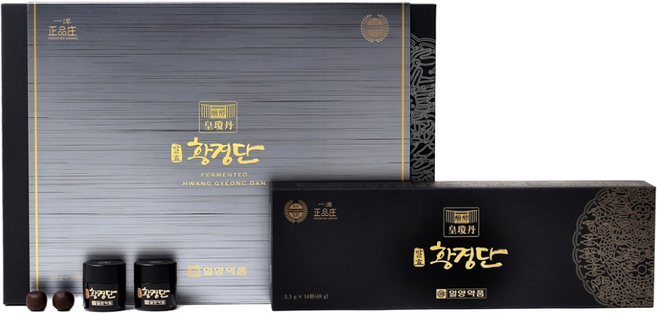 일양약품 정품장 홍삼 녹용 발효 황경단 56환(2개월), 98g, 2개