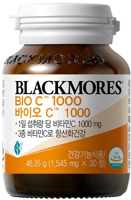 블랙모어스 바이오C 1000 46.35g, 30정, 1개 - 쿠팡