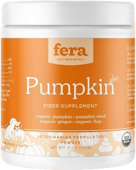 페라펫오가닉스 펌킨플러스 섬유질 서플먼트 강아지 고양이용 호박 120서빙, 2개