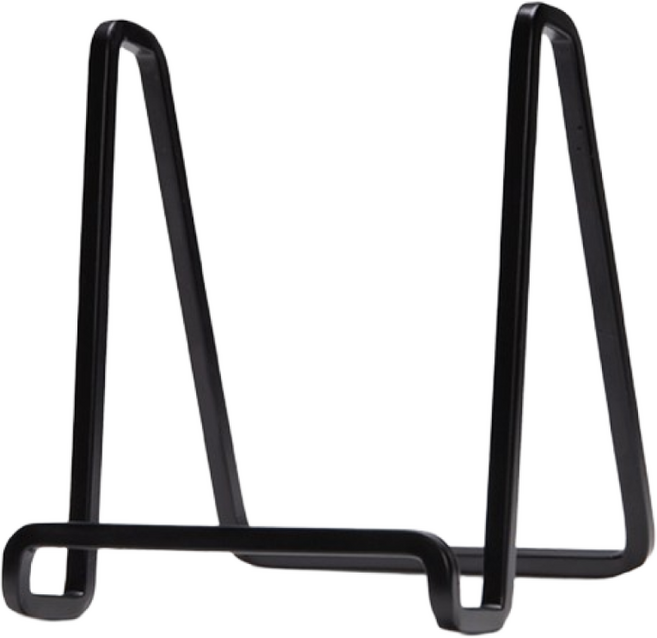 스테레오모노 와이어스탠드 빈티지 메탈 액자 LP 거치대, 매트블랙, 1개