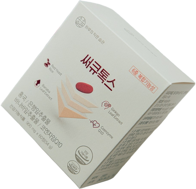 써큐톡스 혈당관리 바나바잎추출물 영양제 코로솔산 식후혈당케어 360정, 60정, 6박스