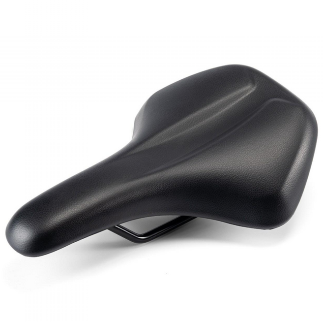 락브로스 자전거 안장 인체공학 디자인 방수 통풍 쿠션 안장, 블랙, 1개