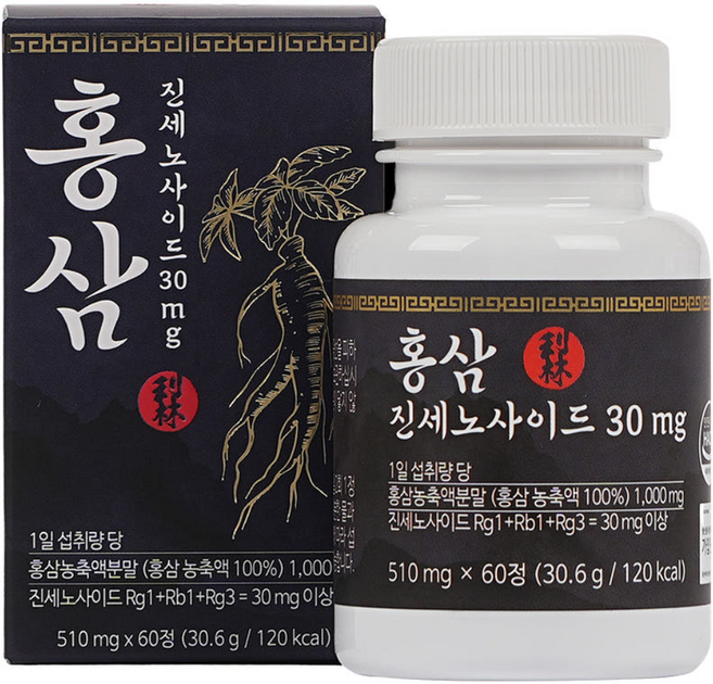 이림 6년근 홍삼 진세노사이드 30mg 30.6g, 60정, 1개
