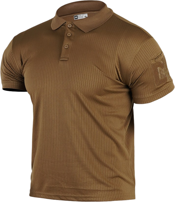 [밀리브로] 도미넌트 폴로 카라 반팔 티셔츠 브라운 - 간부 군인 군대 등산복 머슬핏 전술용 아웃도어 등산 운동