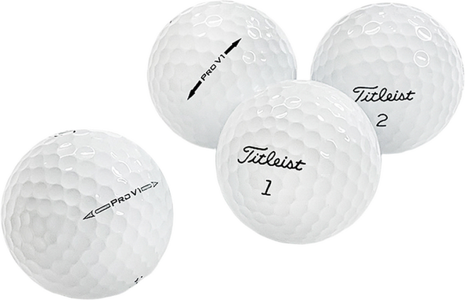 달인골프 타이틀리스트 Pro V1 로스트볼 화이트 특A+급 1개, 1개입