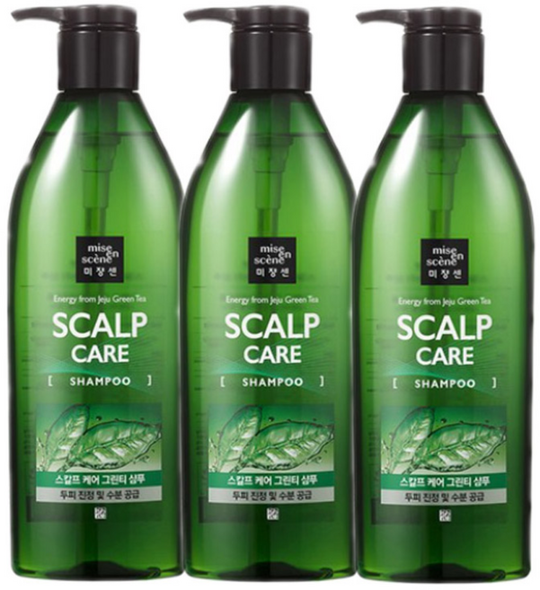미쟝센 스칼프케어 샴푸, 680ml, 3개