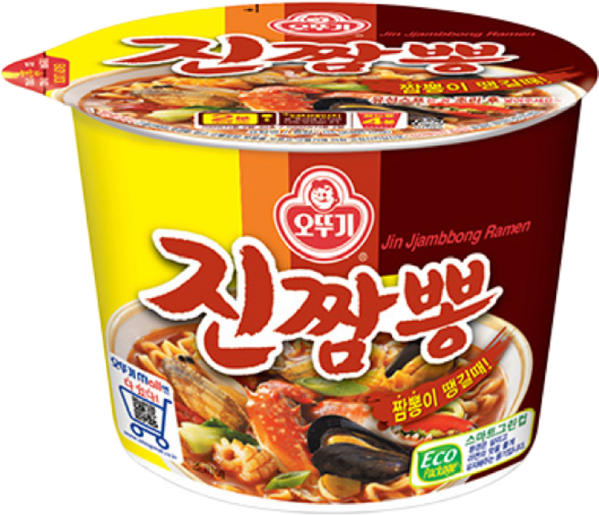 오뚜기 진짬뽕 컵라면 115g, 12개