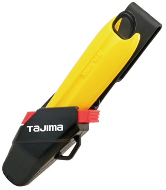 TAJIMA(타지마) 공구가이드 TAJIMA DC-L500YSFBL 타지마 커터칼 드리이버컷터 홀더 칼집세트, 1개