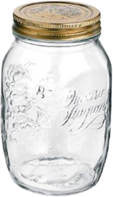 콰트로스타지오니 보르미올리 콰드로 밀폐유리병, 1500ml, 6개