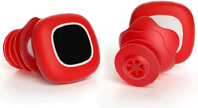 루스 어린이 수영 귀마개 맞춤착용, 1개, 레드