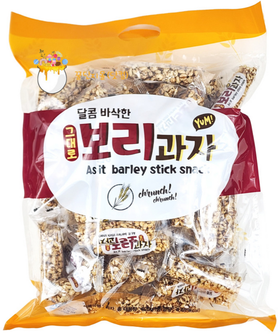 달콤 바삭한 그대로 보리과자 820g, 1개