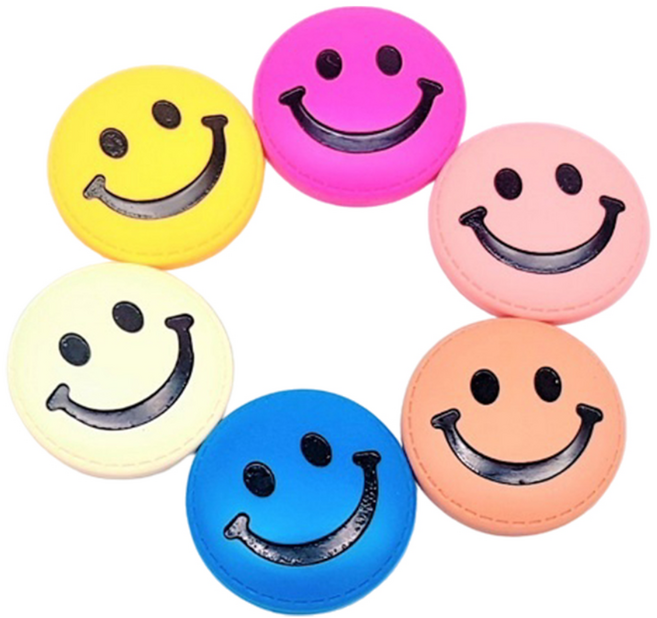 캐디샵 골프 쿠키스마일 볼마커 세트, 1세트, 컬러혼합