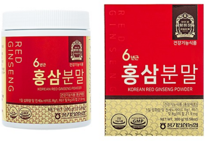 (풍기인삼농협직영) 황풍정 홍삼분말 300g 피로개선 면역력증진, 1개