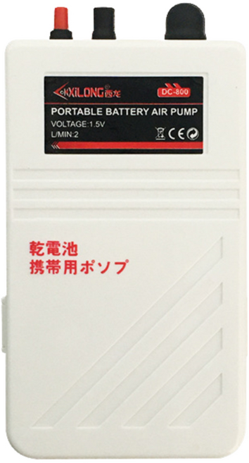 휴대용 바다낚시 기포기 건전지형 기포 발생기 999피싱, 1개, 화이트, DC-800
