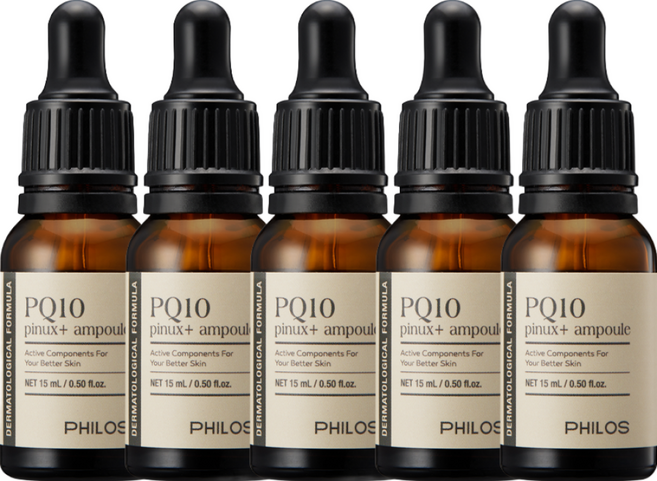 [필로스화장품] PQ10 피눅스 플러스 앰플, 5개, 15ml