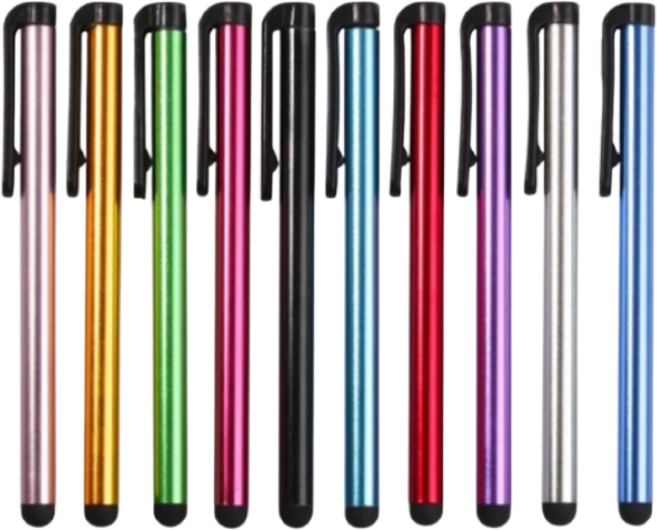 글로벌스토어 초미세 갤럭시 아이패드 스마트 터치펜 팬슬, 10개, 랜덤