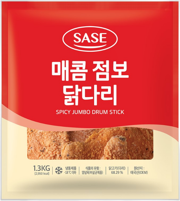 사세 매콤 점보닭다리, 1.3kg, 1개