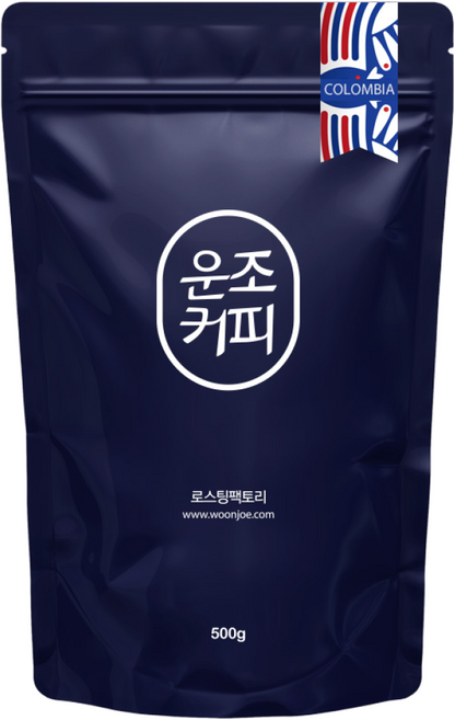 운조커피 콜롬비아 수프리모 산 이시드로 [500g], 500g, 프렌치프레스, 1개