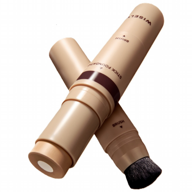 와이즐리 커버 스틱 파운데이션 SPF 50+ PA++++, 내추럴, 2개