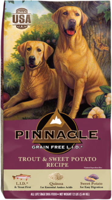 피너클 송어 & 고구마 강아지 사료, 송어+고구마, 5.44kg, 1개
