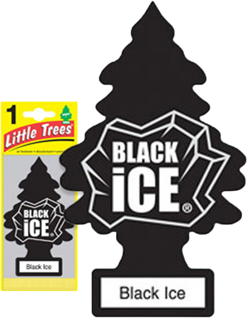 에스진 리틀트리 TREE 차량용 방향제 종이 방향제 블랙아이스 9+1 / 새차 선물 걸이형 방향제, 1개