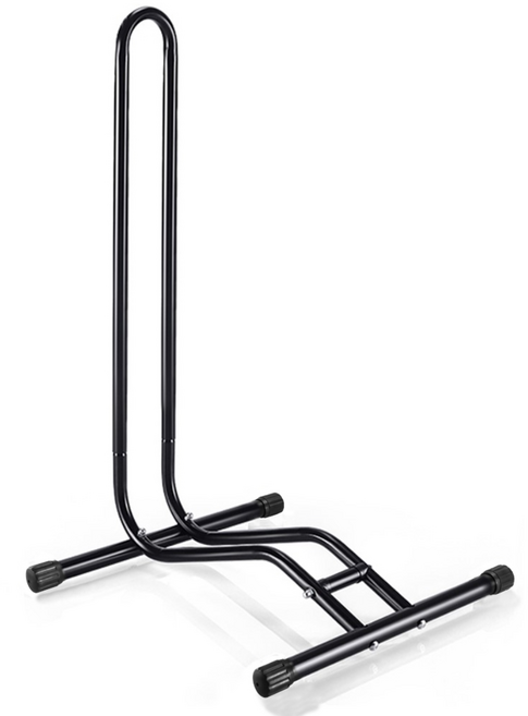 본젠 자전거 실내 거치대 스탠드 랙 L자형 보관 받침대, 블랙, 1개