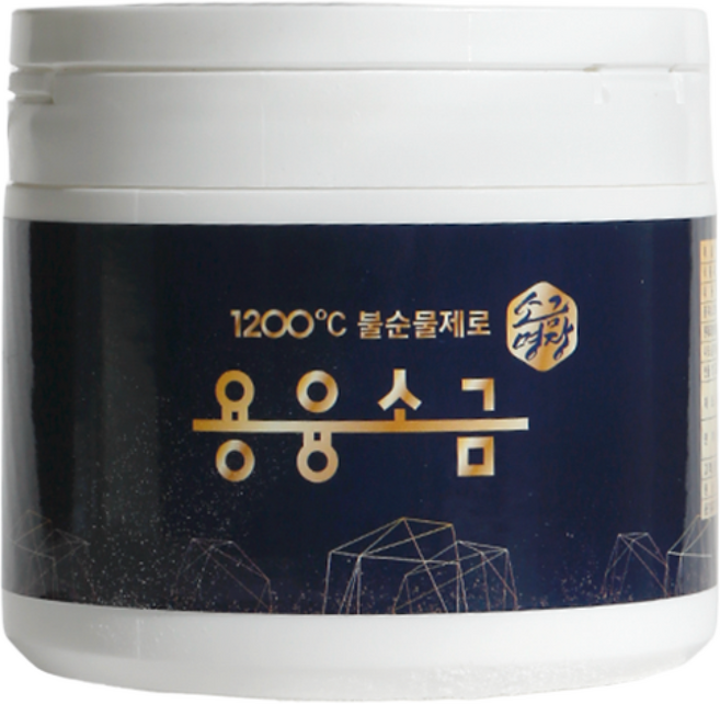 1200도 용융소금 소금명장 융융 고급 미네랄 순도 99.9% 국내산, 500g, 1개