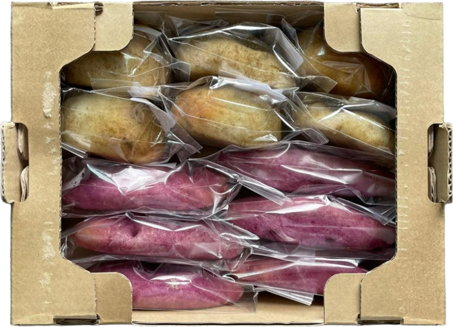 강원 춘천 감자빵 고구마빵 설탕 무첨가 무밀가루, 90g, 1세트, 감자빵 6개