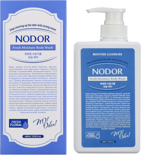 [본사공식몰] 노도르 건조 가려움 개선 모이스춰 수분 고보습 바디워시, 2개, 460ml