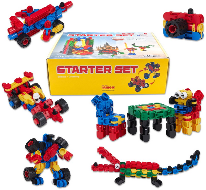 아이링고 3D 관절 블록 스타터 세트 212p, 혼합색상, 1개