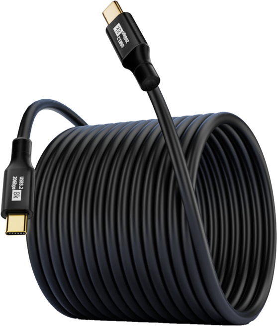USB 3.2 GEN2 20Gbps 데이터 전송 스튜디오 테더링 5M C타입 고속 충전 케이블 PD 100W 카메라 외장 하드 메모리, 케이블단품, 1개, 500cm