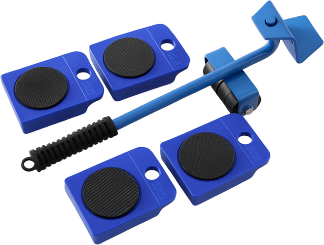 샤인제이 무거운 가구 운반 지렛대, 1개, 블루