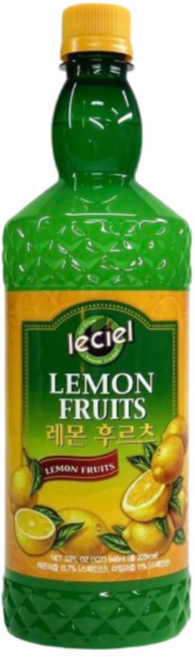 르씨엘 레몬 후르츠 946ml, 4개