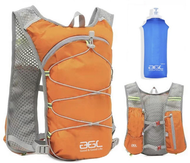 GGL 트레일 러닝백 러닝조끼 등산 조끼 런닝 베스트, 오렌지