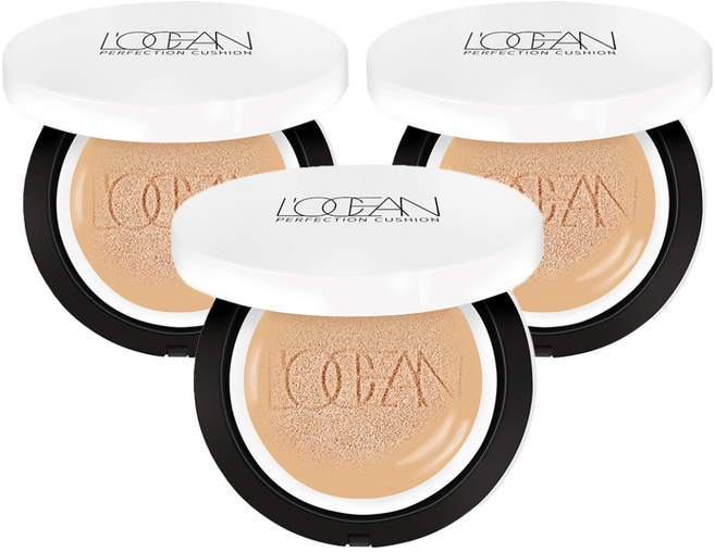 로쎄앙 퍼팩션 대왕쿠션 파운데이션 25g, 21호 비엔나, 3개