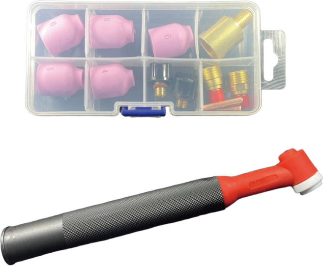티그용접 스몰토치 알곤용접 알곤악세사리 티그악세사리, 스몰토치+악세사리세트(3.2파이 셋팅), 1개
